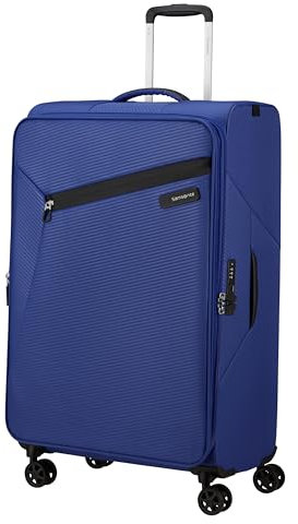 Samsonite Litebeam - Spinner L, Erweiterbar Koffer, 77 cm, 103/111 L, Blau (Nautical Blue)