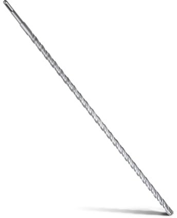 MOXPIFY SDS Plus Punta per trapano per calcestruzzo, 18 x 600 mm, con 4 punte in metallo duro e doppia vite, per calcestruzzo, pietra, pietra naturale
