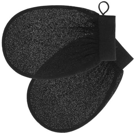 COLLBATH Peeling-handschuhe Für Dusche Handschuhe Aus Viskose Mit Sandtextur Für Sanftes Körperpeeling Bräunungs-entferner Für Badewanne Hause