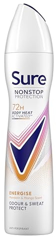 Sure Nonstop Protection Energise Anti-Perspirant Aerosol 250 ml