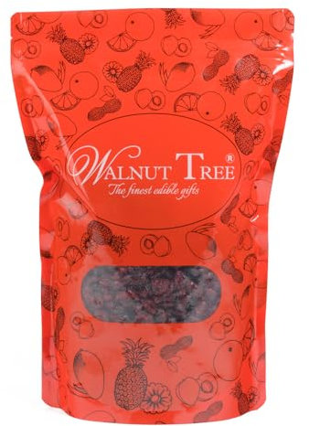 Walnut Tree Premium Sliced Cranberries - 1KG - Sweet & Tangy Dried Fruit for Snacking - Baking - Salads & Cooking - Rich in Antioxidants & Fibre