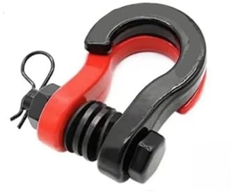 BLKCVDH Grillete de Anillo en D de 3/4 for cabrestante Todoterreno de 4,75 toneladas, 4x4, Compatible con Remolque de Coche, Jeep y Compass.