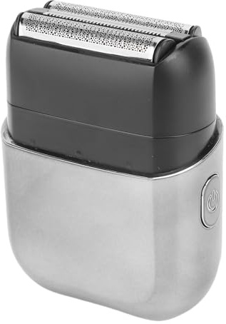 Rasoio Elettrico Ricaricabile per Barba Uomo con Display LED a Testa Flottante, ABS, 900mAH Batteria per Cura del Viso