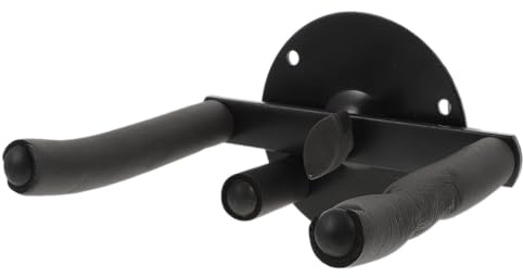 COMPUKAS Soporte de Hierro Negro para Instrumento de Viento de Pared y Fácil de Usar Diseño Creativo , Almacenamiento Práctico para Instrumentos Musicales