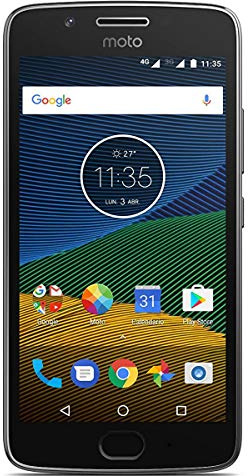 Motorola Mobility moto g5 Smartphone (12,7 cm (5 Zoll), 3GB RAM/16GB, Android) Lunar-Grau [Exklusiv bei Amazon]