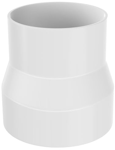 HG Power 110-100mm Reductor Tubo para Conexión de Tuberías para Campana Extractora, Extractor Cocina, Extractor de Humos Cocina