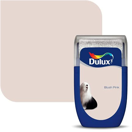 Dulux Walls & Ceilings Tester Paint, Blush Pink, 30 ml