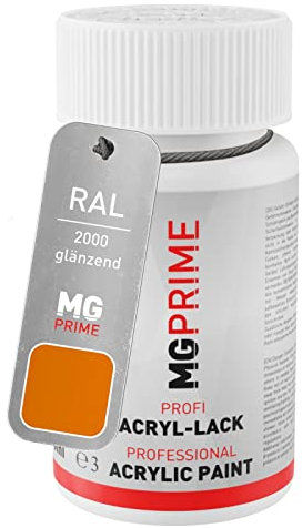 MG PRIME RAL 2000 Gelborange/Yellow orange glänzend Lackstift 50 ml schnelltrocknend