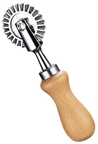 Pasta Maker Cutter Wheel - Pastry Cutter Wheel - Dough Ravioli Pizza Cutter Wheel for Home and Kitchen, 1.3
