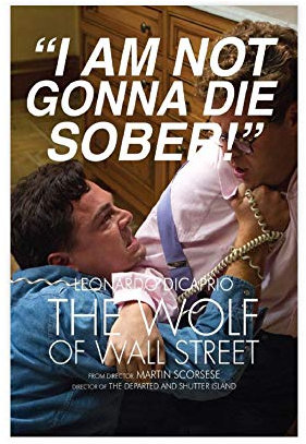 Filmposter The Wolf of Wall Street Leonardo DiCaprio und Jonah Hill 2, Leinwand-Poster, Wandkunst, Deko, Gemälde für Wohnzimmer, Schlafzimmer, Dekoration, 50 x 75 cm, ohne Rahmen