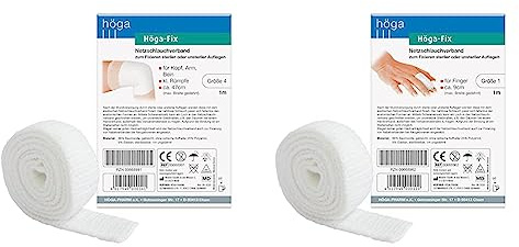 Höga-Fix Netzschlauchverband zum Fixieren steriler oder unsteriler Auflagen - Gr. - 4 m für Kopf & Fix Netzschlauchverband