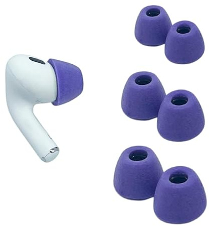 Comply TrueGrip Ohrstöpsel, für Airpods Pro Gen 1 & 2, Lilac, Größe L