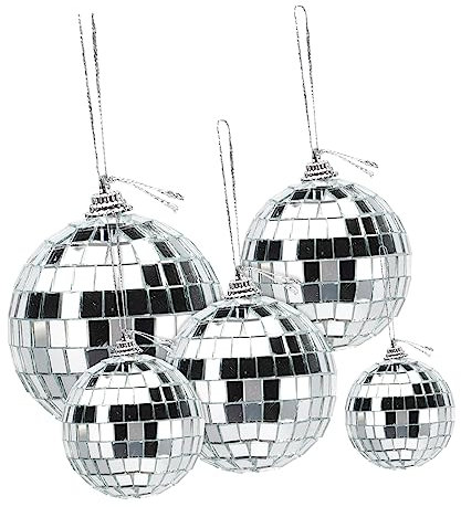 MAGICLULU 36stücke Spiegel Disco Dekoration Hängende Kugeln Für Partys Hochzeiten Weihnachtsbaum Bars Und Verschiedene