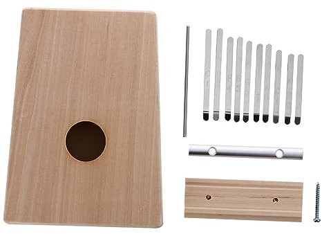 Hoement Handbemaltes Diy Daumenklavier Kalimba Fingerklavier Kreatives Musikspielzeug Für Junge Mädchen Spielspaß Handgemachtes Finger-instrument