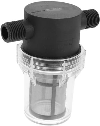 Angoily Rv Water Filter Strainer 1/2 Inch Thread Inline Hose Pump Strainer Small Water Cleaner for Camper and Garden Hose Replacement