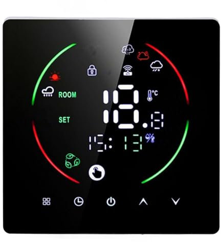 East2 3A Smart WiFi Thermostat, Programmable Room Temperature Control with 7-Day Schedule, Intuitive LED Display, Energy Efficient for Home, Greenhouse, Basement, and Pets