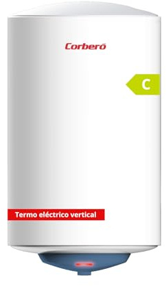 Corberó CTMBA30 Elektrische Thermoskanne, 30 l, vertikale Installation, abgeschirmter Widerstand, regulierbares Thermostat, Korrosionsschutz