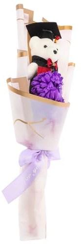 IMIKEYA Bouquet Laurea Orsetto Regalo Bouquet Banchetto Decorativo Orsetto Perurea Per Festa Laurea