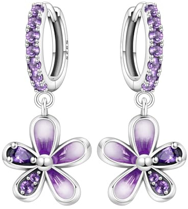 MISEFF Pendientes de plata de ley 925 para mujer, diseño de panda, mariposa y estrella de mar, hipoalergénicos, regalo de joyería