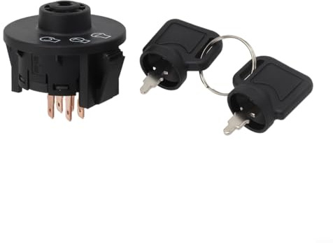 Interruttore di accensione a 3 posizioni per tosaerba, 5 terminali per una funzionalità efficiente, compatibile con ExMark 1172221 e 1374100