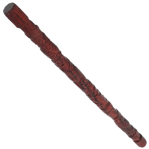 TOYANDONA Bastone da Kung Fu in Palissandro Intagliato a Mano 39,5 Cm per Tai Chi e Allenamento Fitness Anziani Uso Domestico e Studio