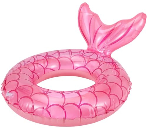 Mermaid Float - Gonfiabile a forma di fenicottero, per bambini, pozzanghere, bambini, estate, giochi d'acqua, attività acquatiche