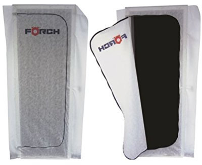 Förch Porte anti-poussière 2,20 m x 1,10 m porte la poussière protection contre la saleté en non-tissé avec fermeture éclair et ruban adhésif double face réutilisable.