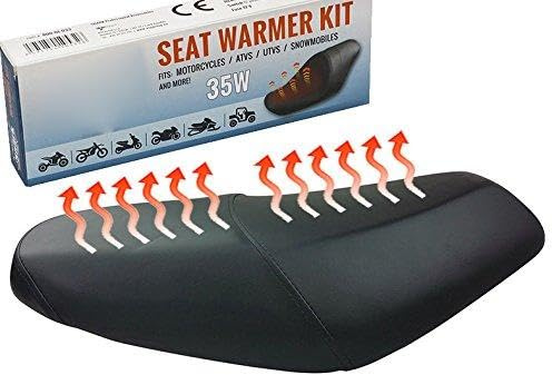 Chauffage de siège universel pro, tapis chauffant pour scooter, quad, mobylette, moto