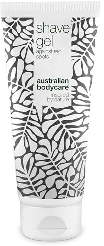 Australian Bodycare shave gel men – transparentes Rasiergel mit Teebaumöl für Herren. Antibakterielles Rasiergel optimal gegen Rasierpickel und Rasierbrand im Gesicht, am Kopf oder im intim Bereich