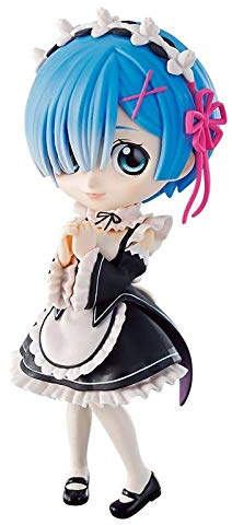 Banpresto. Qposket Re:Zero Figure REM Action Figure Q Posket REM Re:Zero REM RAM Emilia Subaru IMMÉDIATEMENT Disponible!