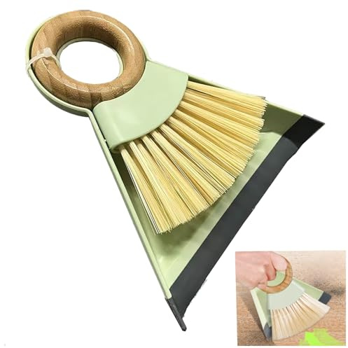 XiXiYang Mini Dustpan and Brush Set, Small Broom and Dustpan Sets Cleaning Hand Brush and Dustpan Combo Broom for Desktop Computer Keyboard Cars Counter Table Hair