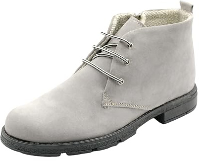 Kristian Shoes 2210 - Scarpe da donna in pelle nabuk con calda imbottitura