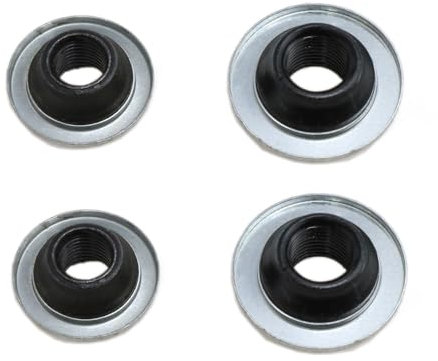 Meuey Lyot Radnabenmutter, Radachsmutter, Radmuttern, 8 mm, Vorderachsmuttern, 9,5 mm, Hinterachsmuttern, 4 Stück