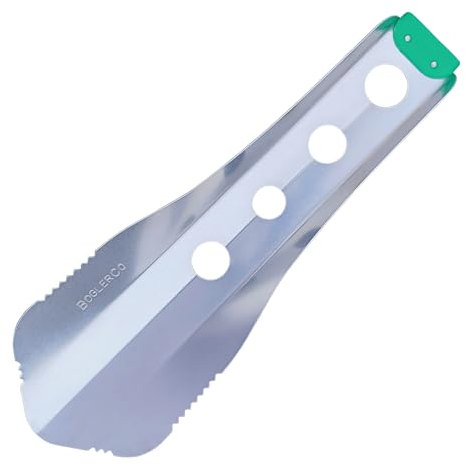 BoglerCo Pala da trekking o da campeggio ultraleggera, 13,5 g (Verde erba)