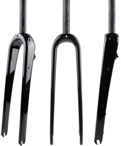 Karbonfaser-starre Gabel 700C Gravel Rennrad Gabel 1-1/8 gerade/konische Scheibenbremse Vordergabel QR 9 x 100 mm