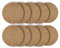 La Cordeline Lot 10 Disques Paillage Ø 40 cm Fibre Coco Naturel 900g/m² - Tapis Protection Plante, Mauvaises Herbes, Protection Plante en Pot, Marron