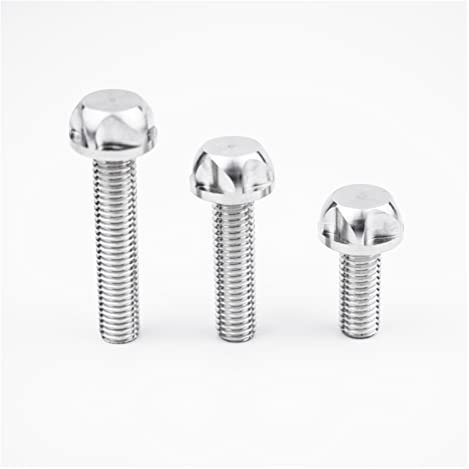 CXVFY Antifurto Viti Bulloni Dadi M6 M8 M10 304 Acciaio inossidabile Mountain/Tenda Accessori auto/compatibile Auto(M10x40mm)