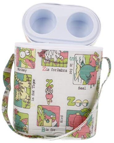 Hoement Borsa Termica Per Bottiglie Design Pratico e Isolato Facile Da Trasportare Maniglia Per Esterni Utile Per Conservare Cibo e Bottiglie