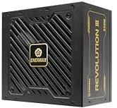 ENERMAX Revolution III 850 Watt |vollmodulares ATX 3.1-Netzteil | PCIe 5.1 |80 Plus Gold |flüsterleiser 120mm FDB-Lüfter | 105°C jap. Kondensatoren | ERV850G-AHG-MAC