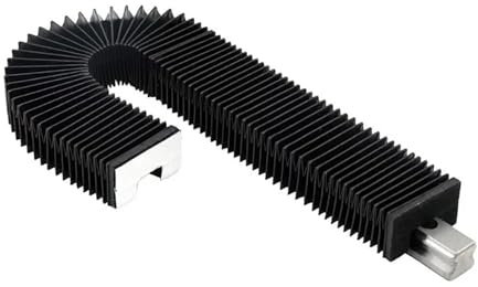 DAISHUJIE Staubschutzabdeckung 200-1000 mm CNC-Maschinenabdeckung, Staubtuch for HGR20-Faltenbalg, Linearführungsschiene, CNC-Staubschutztuch, gestreckte Platten-Mech-Abdeckung(Stretched 1000mm)
