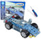 Eitech 00257 Metallbaukasten - Racer Blue, Spielzeug Rennauto Bausatz, 136 Bauteile für Kinder ab 6 Jahren