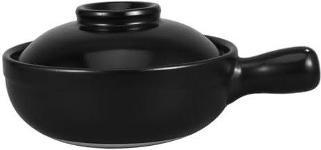 OFFSCH Terracotta Pentola Da Cucina Giapponese Donabe Pentola Di Argilla Versatile Con Ramen Con Coperchio Di Argilla Argillosa