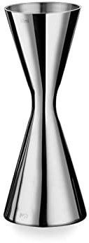 Misurini da cocktail Jiggers graduati per espresso liquido o secco, in acciaio inox, doppio misurino per barista