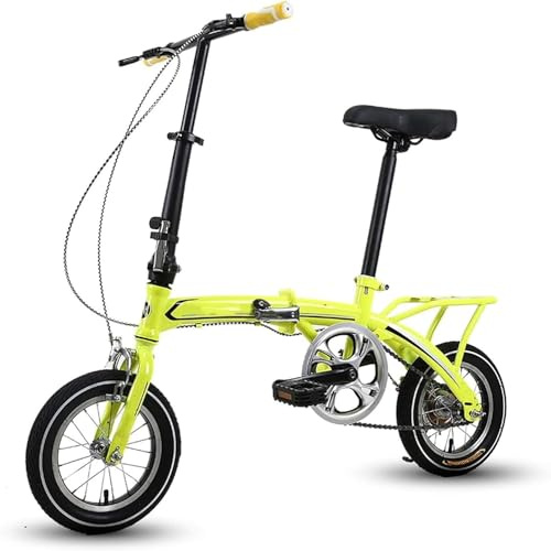 Kcolic 12 Inch Folding Bike, Compact City Bike, for Students and Adults, Lightweight Mini Folding Bike for Work Bike E,12inch