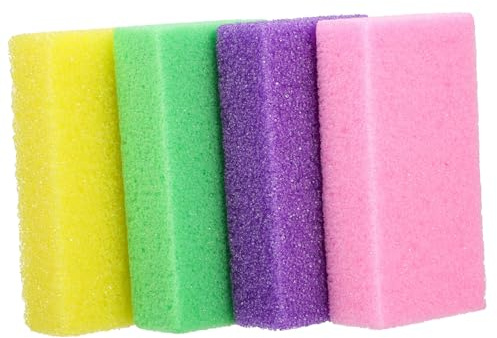 MOTHNUR Removedor de Durezas para Pies Piedra Pómez de Pu, Exfoliante y Delicado para Piel Muerta, 12 Piezas para Pedicura Profesional en Casa y Viaje