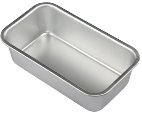 DINHEAROM Teglia da Forno per Pane e Torte 5 Pezzi in Acciaio Resistente Alte Temperature, Set Stampi Quadrati per Uso Domestico e Professionale in Cucina