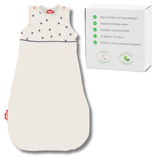 zizzz Sommer Schlafsack für Babys und Kleinkinder in 3 Größen & vielen süßen Designs - Atmungsaktiver Schlafsack für einen erholsamen Schlaf