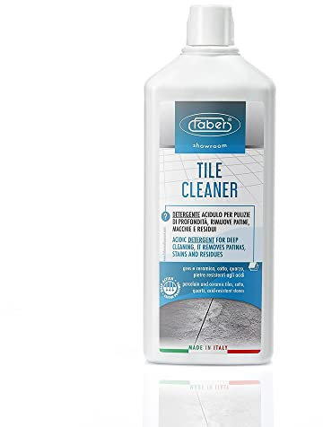 Faber Tile Cleaner 1 lt Detergente acidulo per la pulizia di profondità delle superfici e per la rimozione di patine e residui.