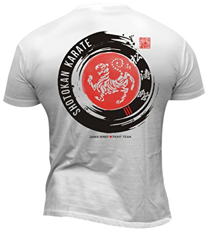 Dirty Ray Arts Martiaux Shotokan Karate t-Shirt Homme DT41 (XL)