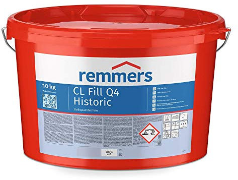 Remmers CL FILL Q4 HISTORIC/KALKSPACHTEL FEIN Hochwertiger, verarbeitungsfertiger Spachtel auf Basis ?Dispergiertem Weißkalkhydrat? 10 kg